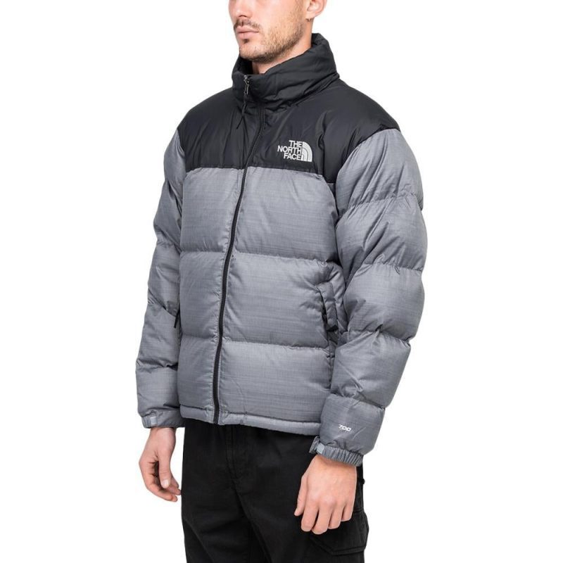 the north face m 1996 nuptse jacket grau schwarz 446446