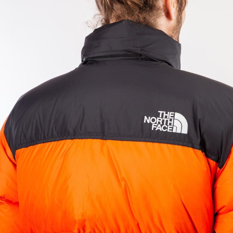 the north face m 1996 nuptse jacket orange 368111