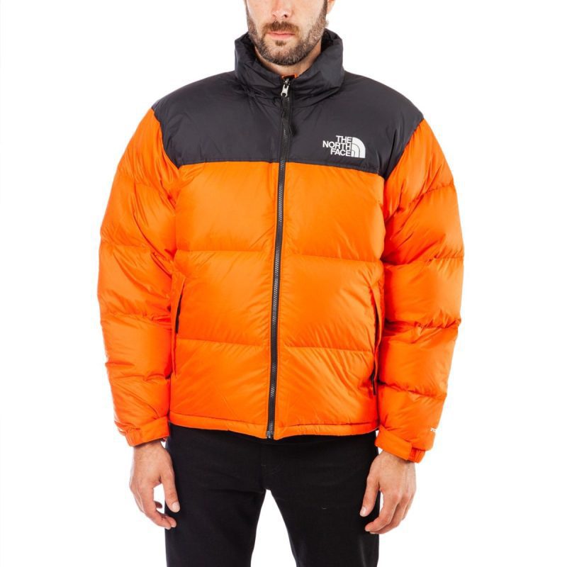 the north face m 1996 nuptse jacket orange 775427