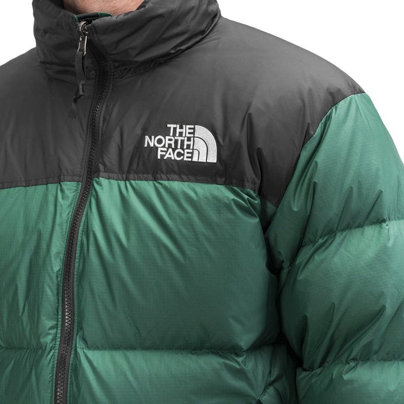 the north face m 1996 retro nuptse jacket grun schwarz 582741