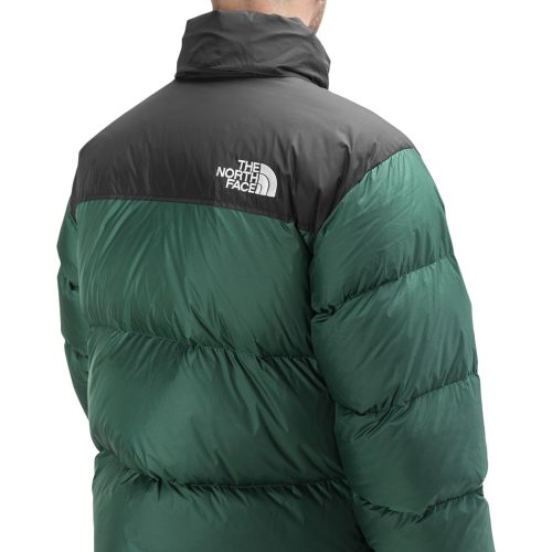 the north face m 1996 retro nuptse jacket grun schwarz 713068