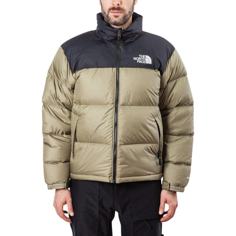 the north face m 1996 rtro nuptse jacket tumbleweed grun 116381