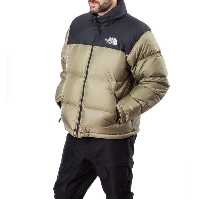 the north face m 1996 rtro nuptse jacket tumbleweed grun 638138