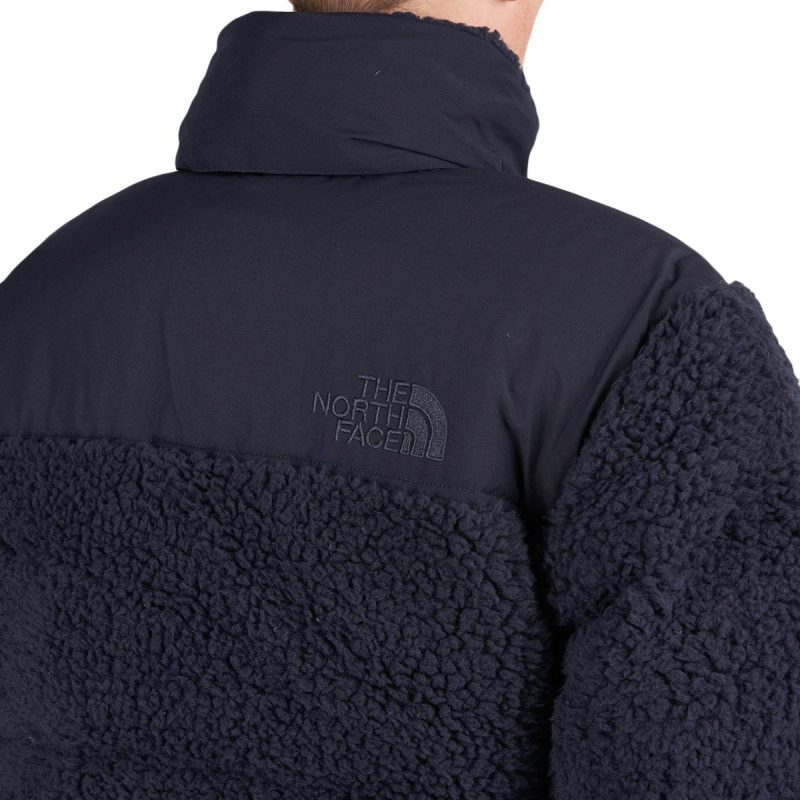 the north face m sherpa nuptse jacket navy 305188