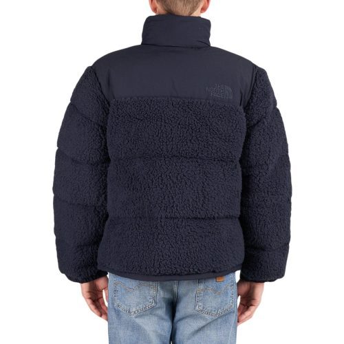 the north face m sherpa nuptse jacket navy 494609