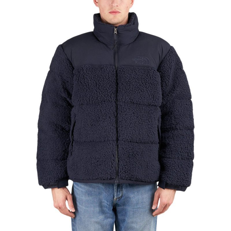 the north face m sherpa nuptse jacket navy 708808