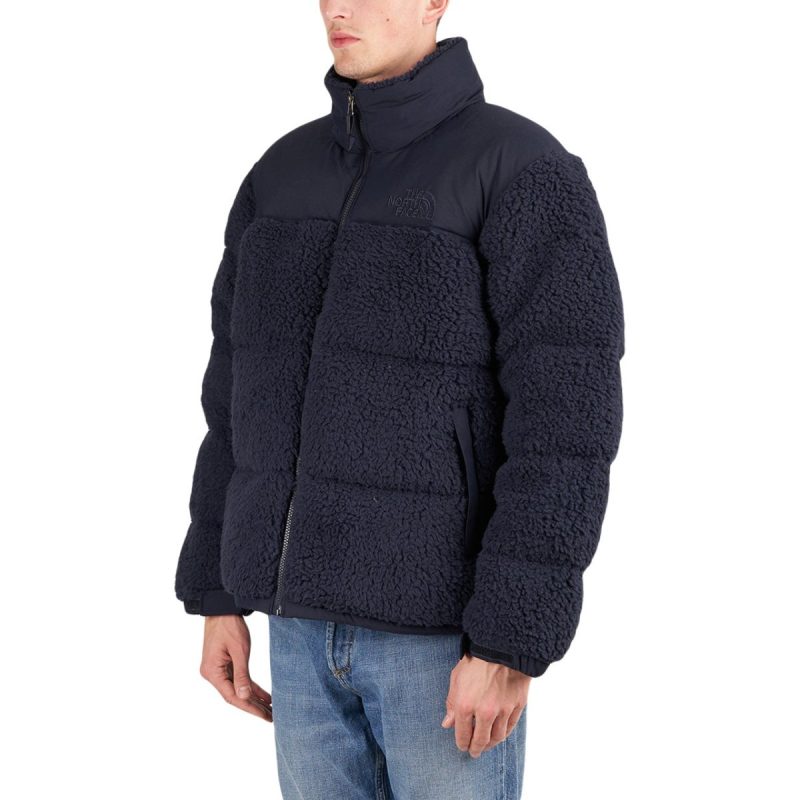 the north face m sherpa nuptse jacket navy 816888