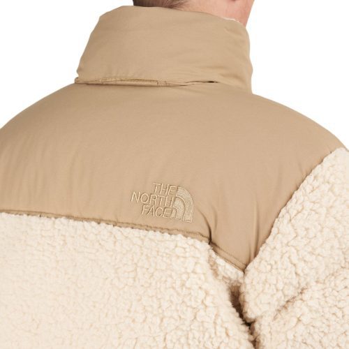 the north face m sherpa nuptse jacket sand 181036