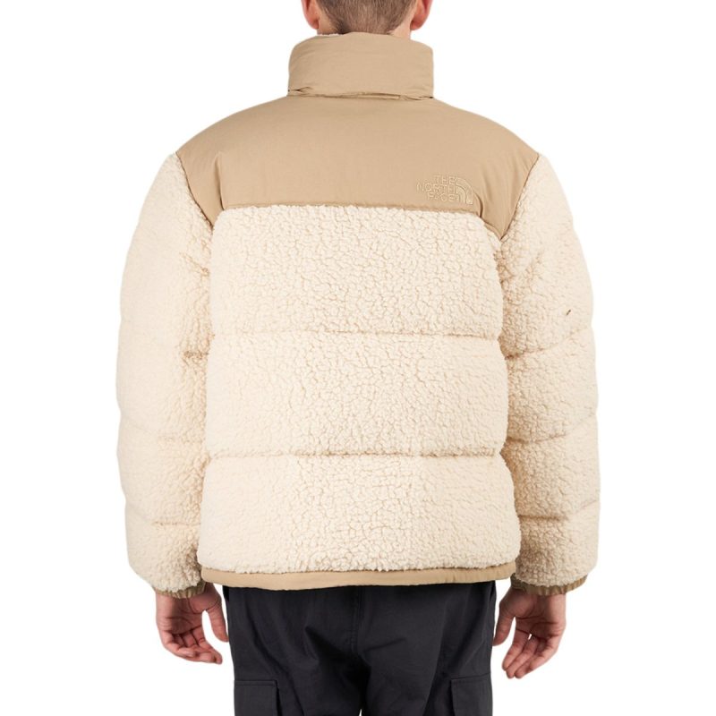 the north face m sherpa nuptse jacket sand 510832