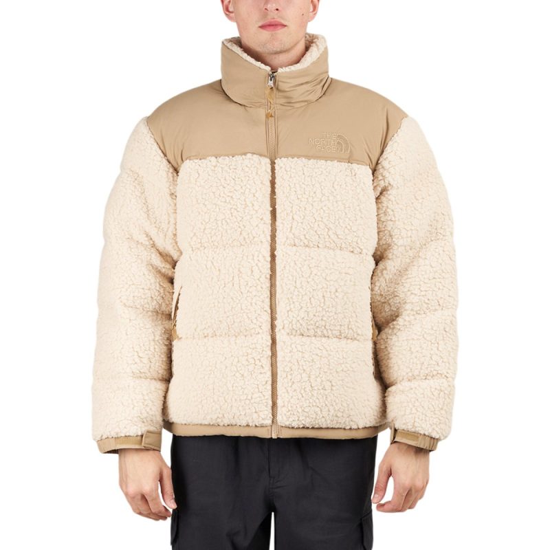 the north face m sherpa nuptse jacket sand 881626