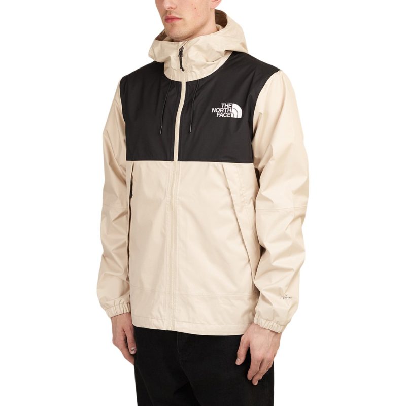 the north face new mountain q jacket schwarz beige 910962