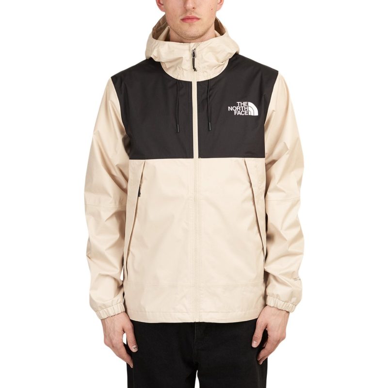 the north face new mountain q jacket schwarz beige 982589