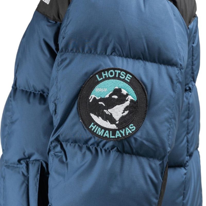 the north face nse lhotse expedition jacket blau schwarz 610592