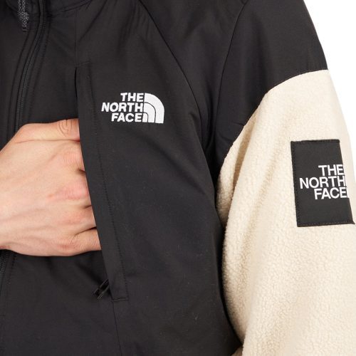 the north face phlego denali fleece beige schwarz 192220