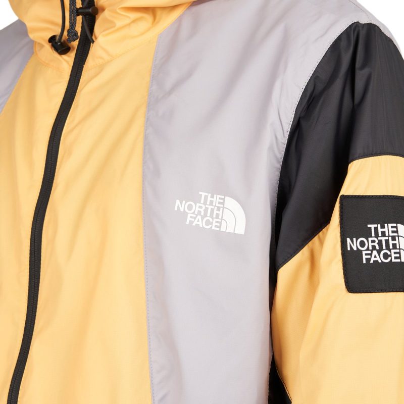 the north face phlego wind jacket orange grau 465647