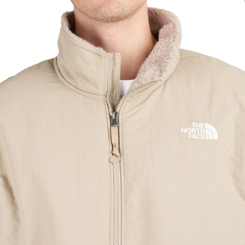 the north face platte sherpa 14 zip creme 294621