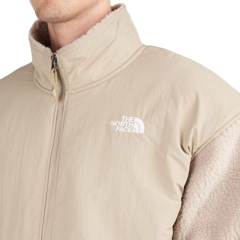 the north face platte sherpa 14 zip creme 656764