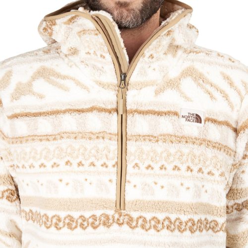 the north face printed campshire po hoodie weiss fairisle 613882