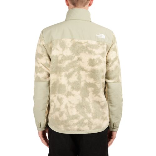 the north face printed denali 2 fleece jacket beige grun 185327