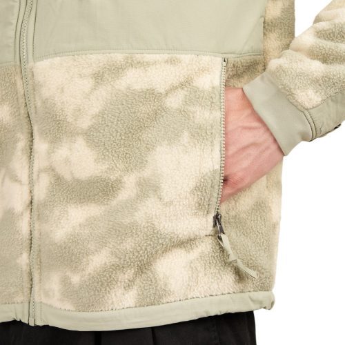 the north face printed denali 2 fleece jacket beige grun 285534