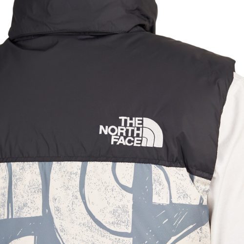 the north face printed retro nuptse vest multi 901585