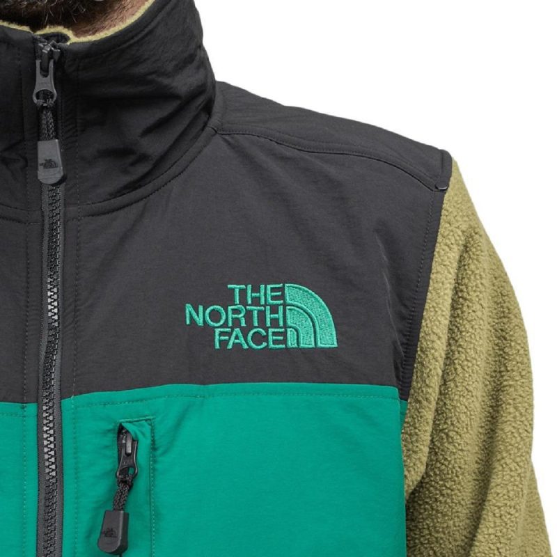 the north face steep tech 12 zip pullover olive schwarz 199607