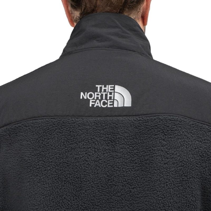 the north face steep tech full zip fleece jacket schwarz 206127