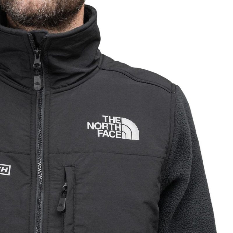 the north face steep tech full zip fleece jacket schwarz 646720