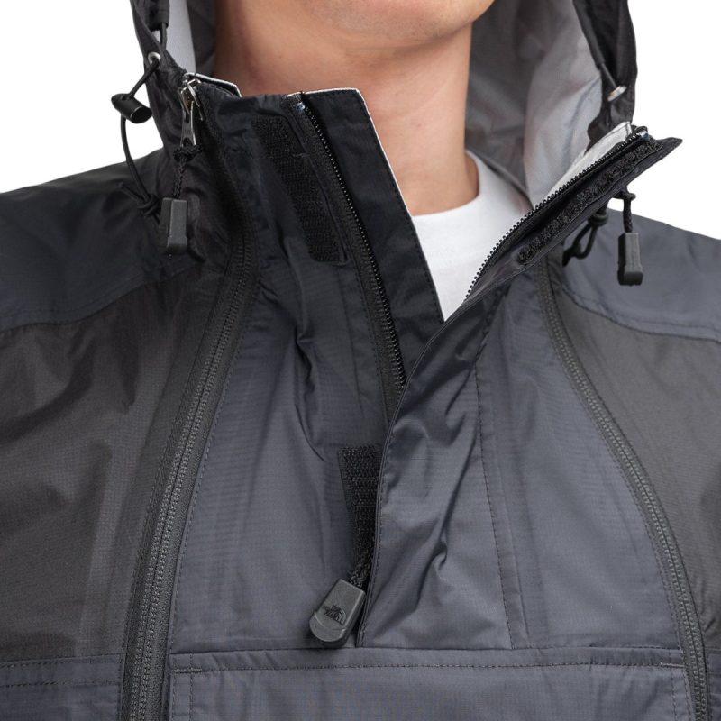 the north face steep tech light rain jacket schwarz 230559