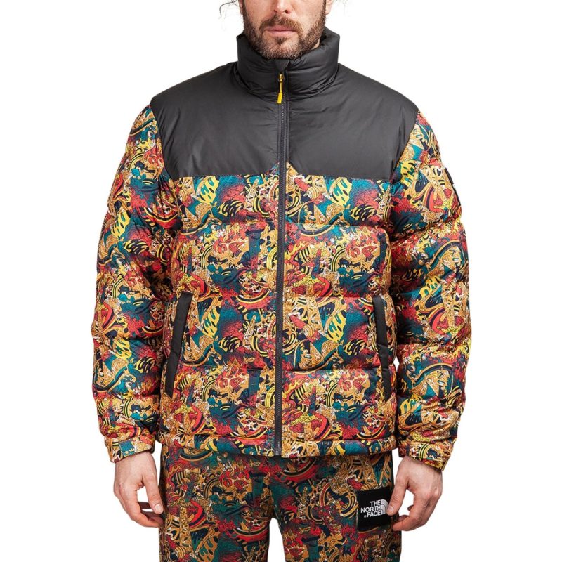 the north face w 1992 nuptse jacket gelb 269356