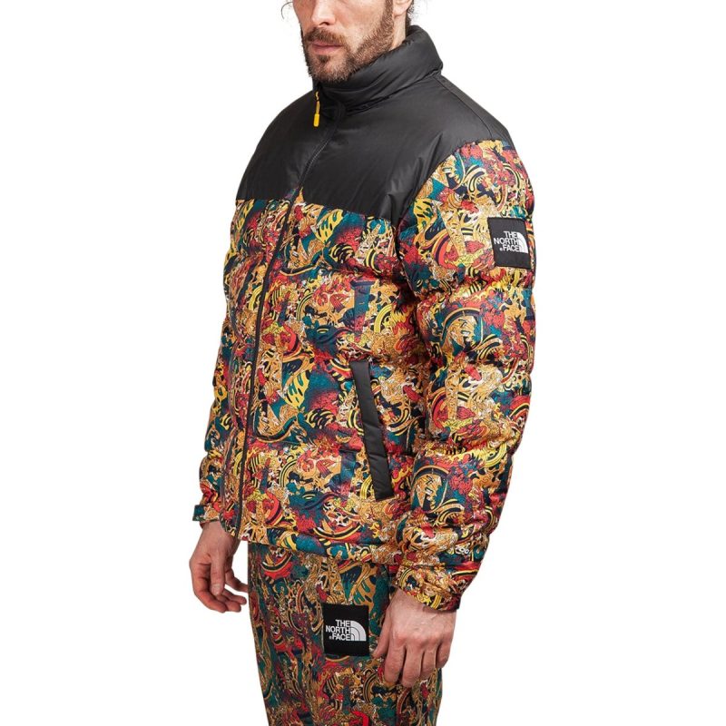 the north face w 1992 nuptse jacket gelb 685630