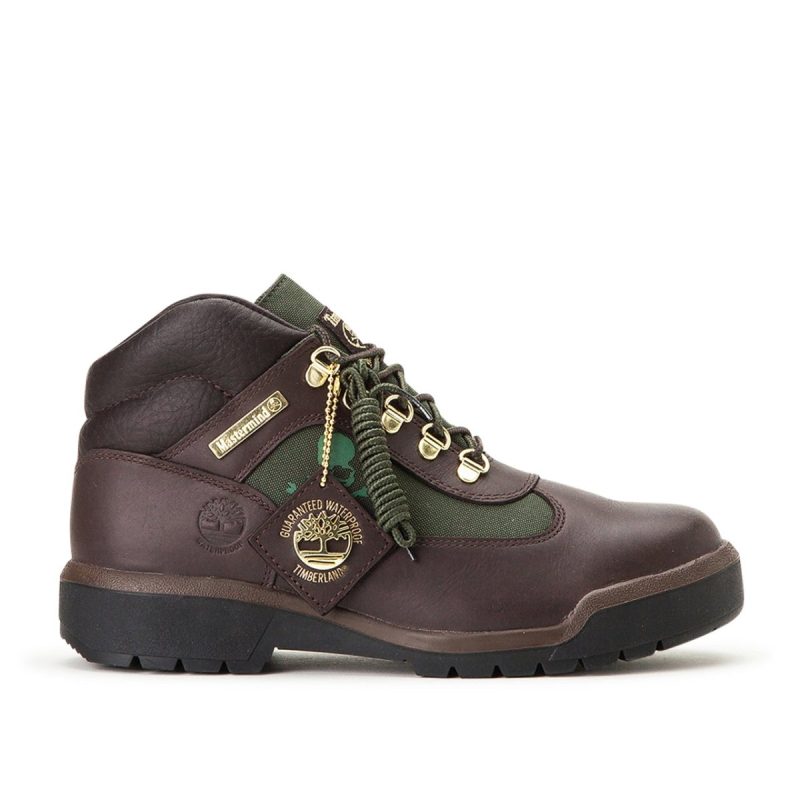 timberland x mastermind field boot dunkelbraun grun 180755