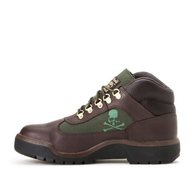 timberland x mastermind field boot dunkelbraun grun 420881