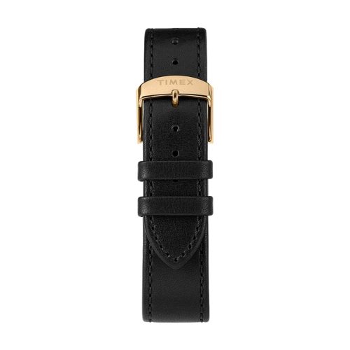 timex archive marlin automatic 40mm leather strap schwarz gold 434047