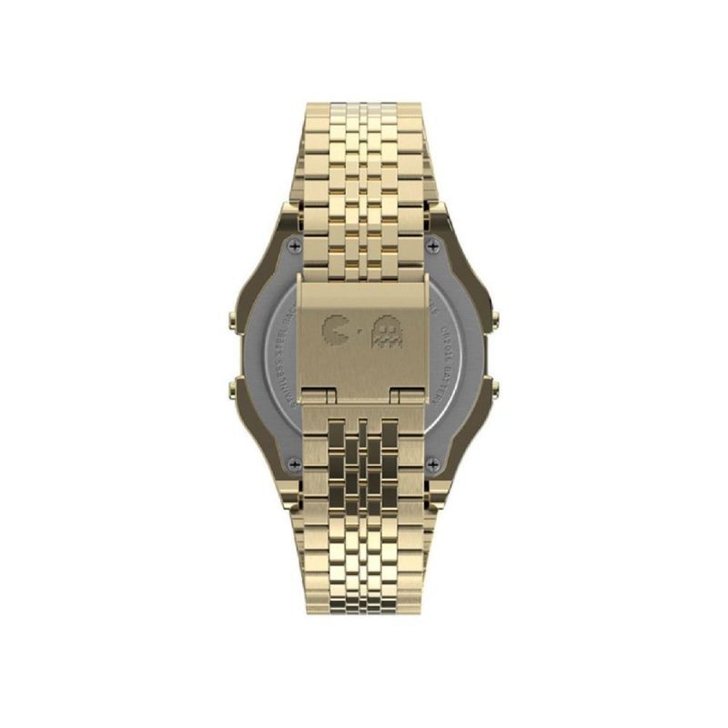 timex archive t80 x pac man 34mm gold 812433