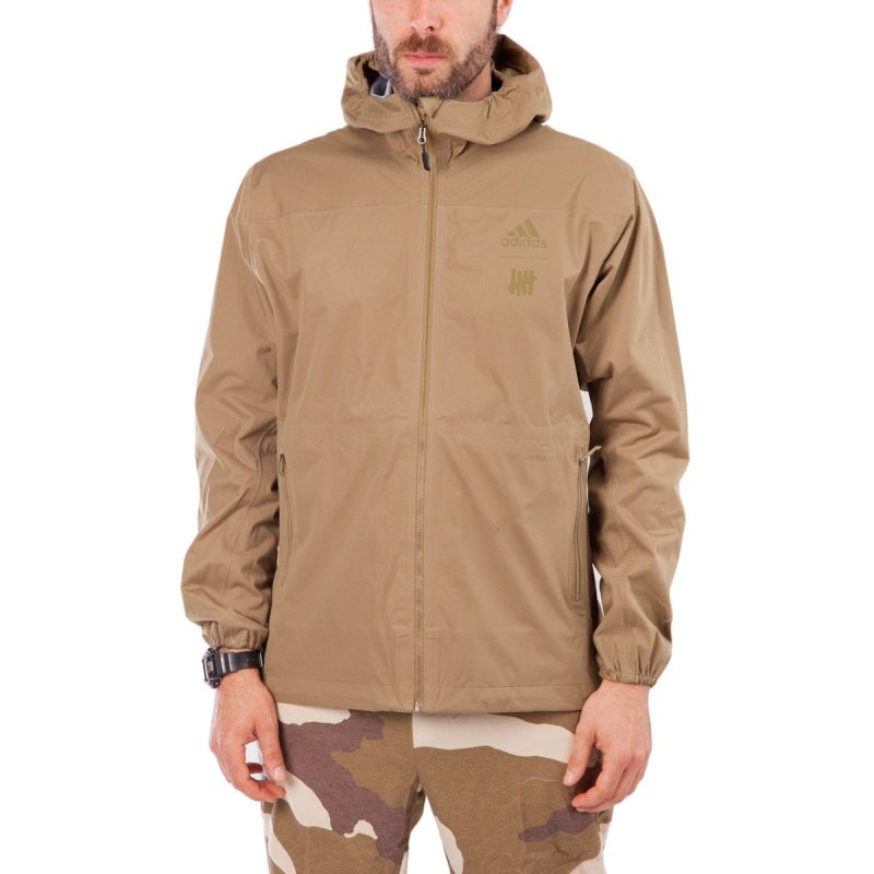 undefeated x adidas 3l gtx jacket khaki 727556