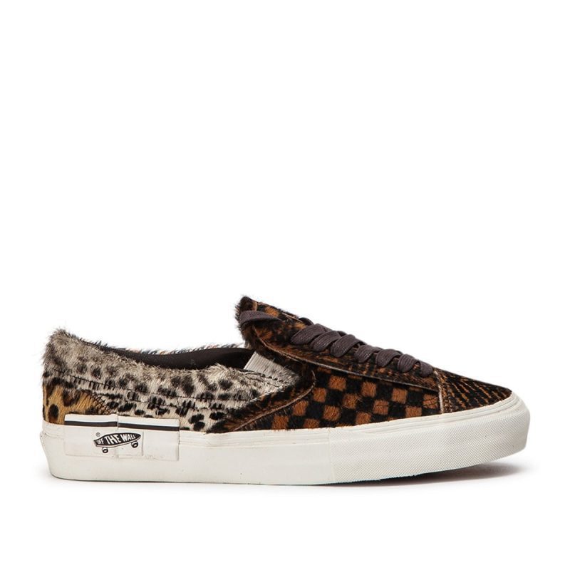 vans slip on cap lx cut and paste animal pack braun 734460