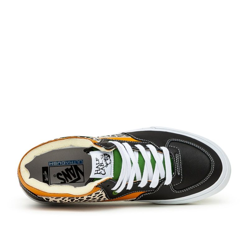 vans vault half cab ef vlt lx schwarz orange 441006