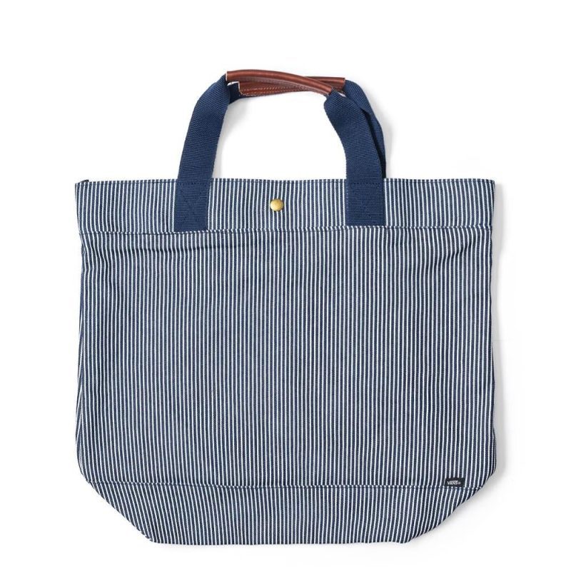 vans vault hickory stripe tote bag mt vernon blau weiss 112368