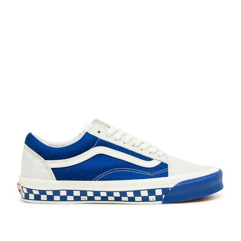 vans vault og old skool lx bumper cars cream blau 505081