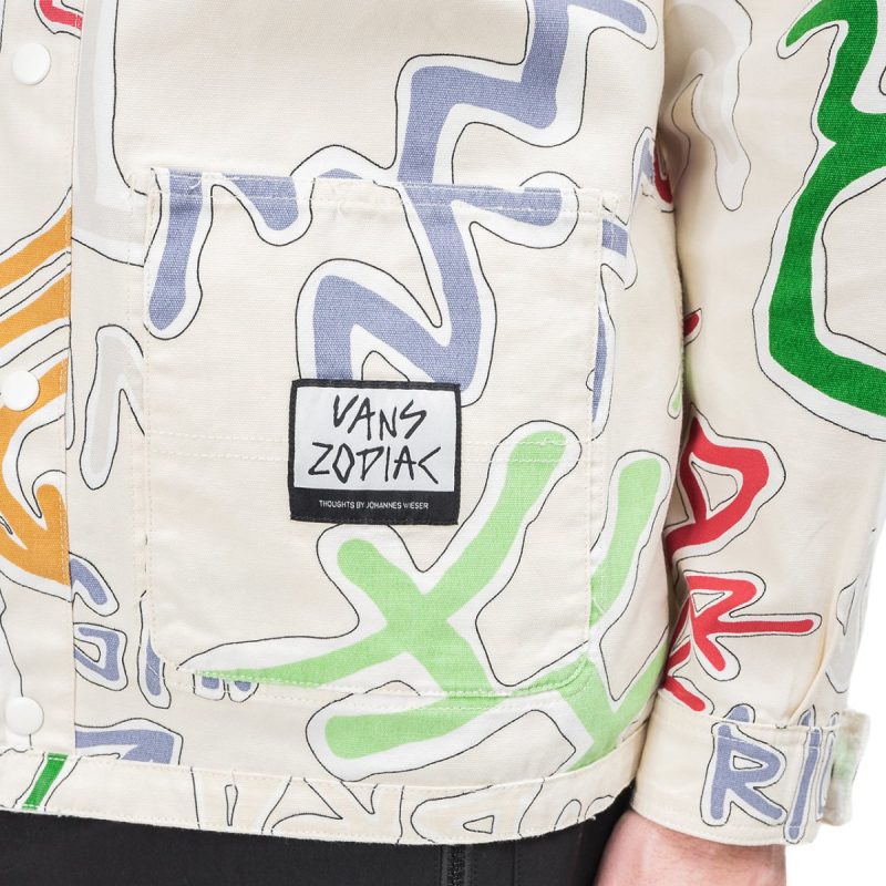 vans vault og zodiac reversible coat cream multi 886542