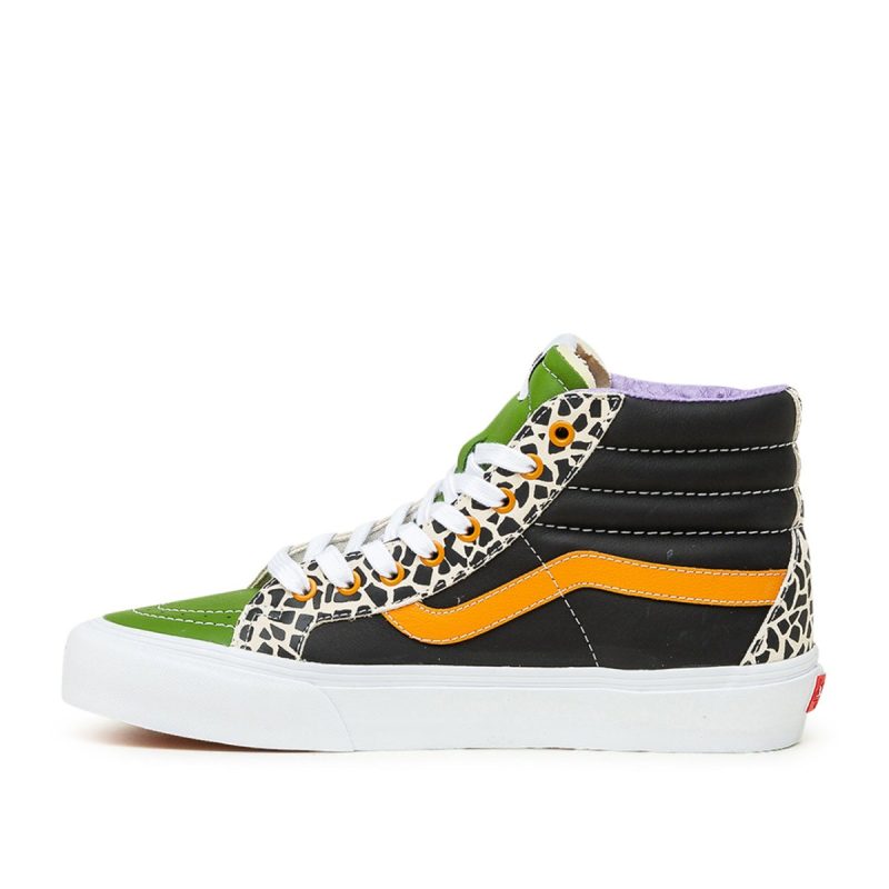 vans vault sk8 hi reissue ef vlt lx schwarz grun 253873