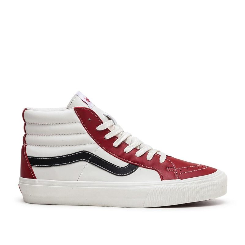 vans vault sk8 hi reissue lx rot weiss schwarz 713301