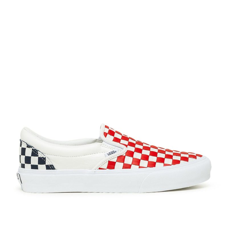 vans vault ua og slip on lx rot weiss 411874