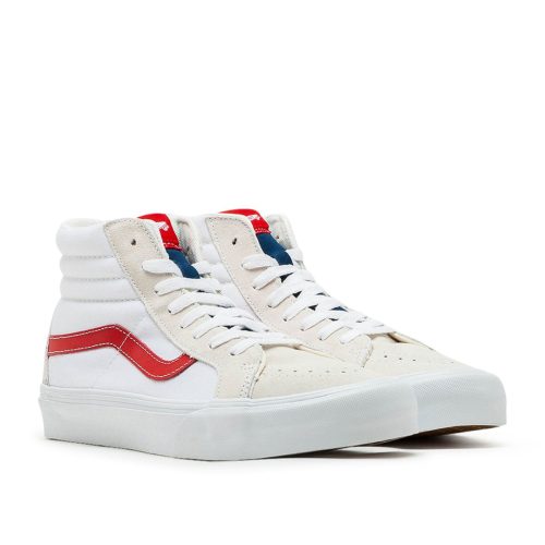 vans vault ua sk8 hi reissue vr3 lx weiss rot 503281