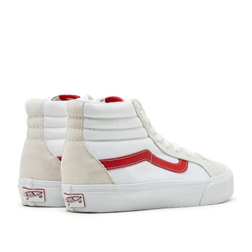 vans vault ua sk8 hi reissue vr3 lx weiss rot 826912