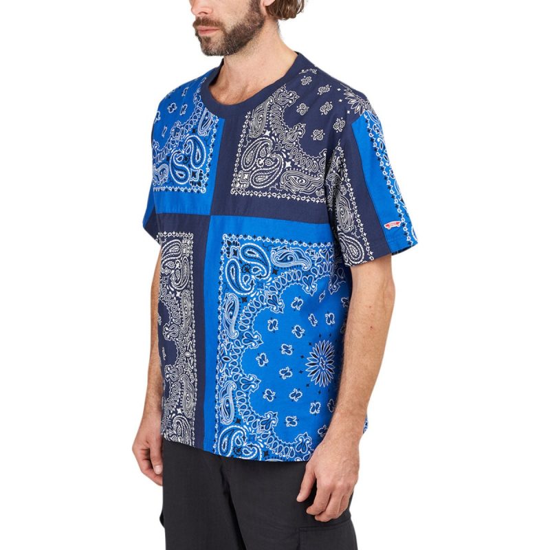 vans vault x bedwin the heartbreakers bandana shirt blau 659083