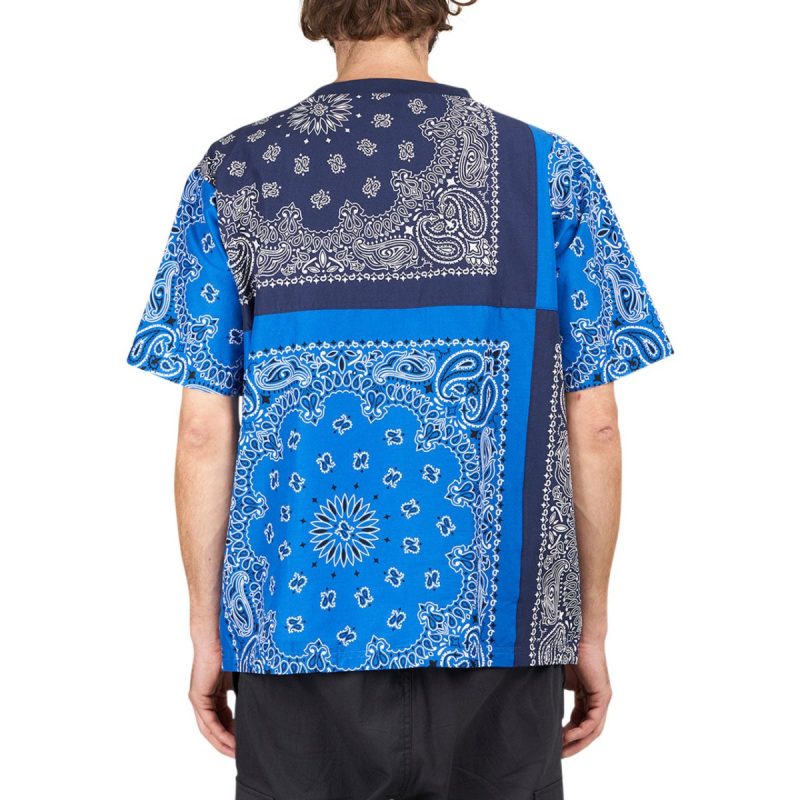 vans vault x bedwin the heartbreakers bandana shirt blau 961174