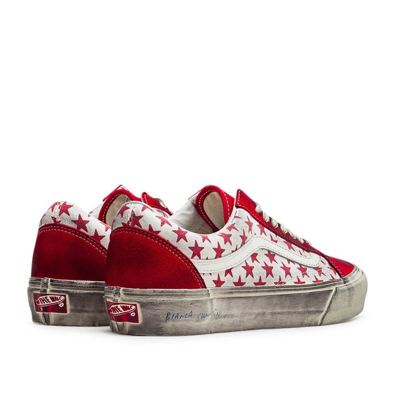 vans vault x bianca chandon ua old skool vlt lx rot weiss 348339