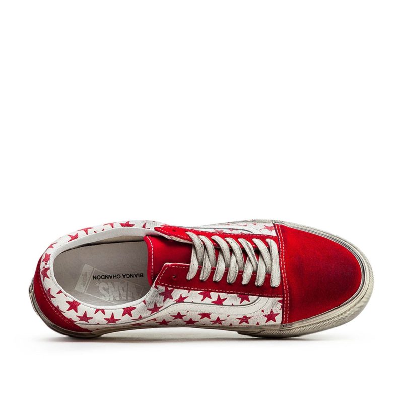 vans vault x bianca chandon ua old skool vlt lx rot weiss 811802